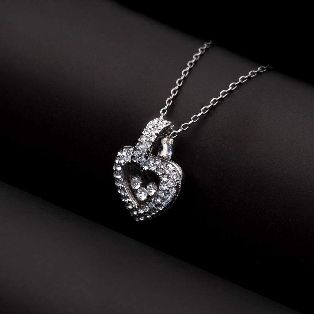 To My Granddaughter - Always Keep Me In Your Heart - Tryndi Floating Heart Necklace