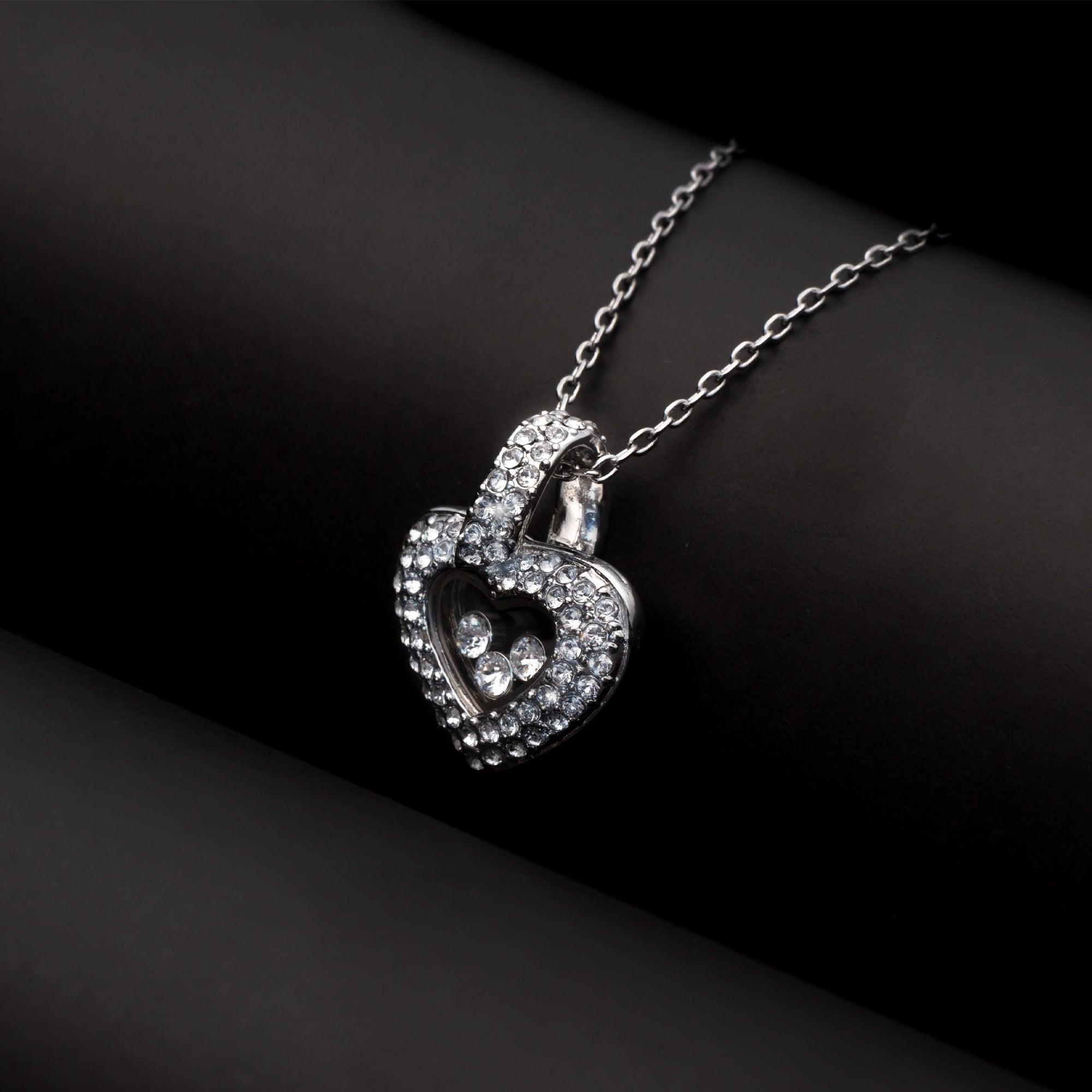 To My Granddaughter - Always Keep Me In Your Heart - Tryndi Floating Heart Necklace