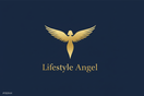Lifestyle Angel Logo - Navy Background